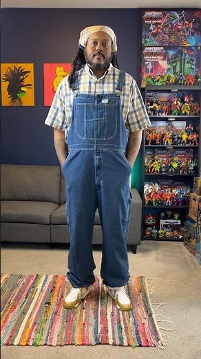 How to style overalls | Calm men’s outfit #fyp #ootd #style