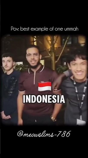 pov: best example of one ummah !! #@meowslims-786 # #muslimcontent #viralvideo #oneummah