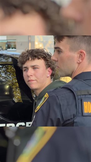 Jack Quillin on Instagram: "Student Detained after allegedly assaulting an officer during protest."