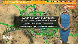 Attention weekend drivers: Here is your Phoenix road report for Sept. 2-5