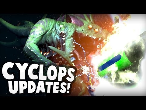 Subnautica - SEA DRAGON DESTROYS CYCLOPS! Cyclops Update! Stealth & Explosions! - Subnautica Update