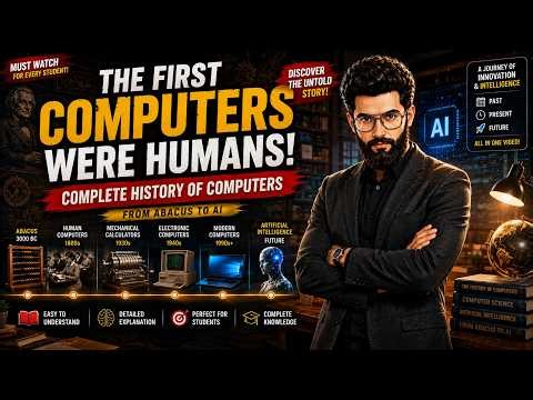 The First Computers Were Humans! 🤯 | Complete History of Computers #history #computer