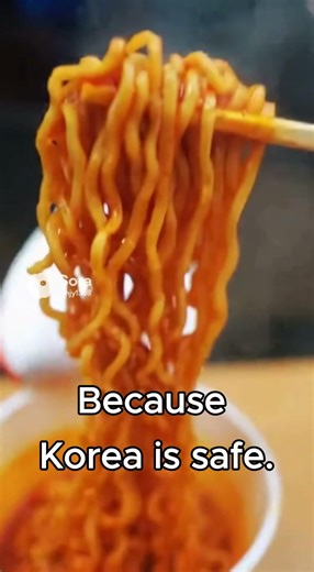 Eating ramen at 2 a.m. in Korea