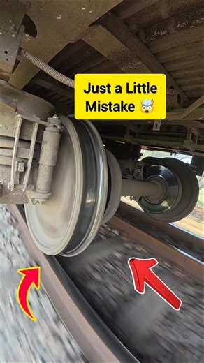 Self - Centering Power 🤯🔥 #railtrack #train #shortsfeed #railway #bdrailway #physics #motion #viral