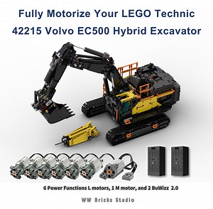 LEGO MOC-233006 [Full RC] LEGO Technic 42215 Volvo EC500 Hybrid Excavator (Technic 2025)