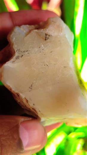 White Banded agate stone