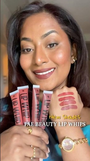 New Shades of the FAE BEAUTY LIP WHIPS 💄✨