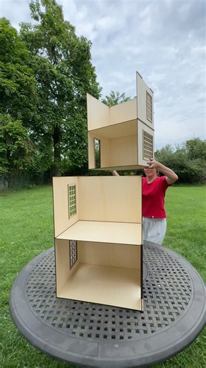 3-in-1 Barbie Dollhouse | No Glue Needed! #diy #dollhouse #barbiehouse