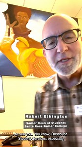 A redesigned Rosco will be launched at the Welcome Day this Thursday, August 15, 2024. The Bear Cub mascot of Santa Rosa Junior College was overdue for a refresh and original design and for a new costume. Everyone will meet Rosco around the campuses and centers and at events. Robert Ethington, Senior Dean of Students at SRJC, tells about what Rosco means for our student body and student services. | Santa Rosa Junior College