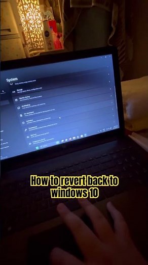 How to go back to windows 10