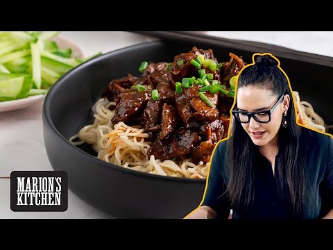 Chinese Sticky Beef Noodles - Marion's Kitchen