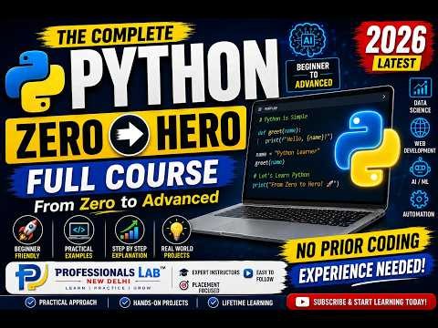 Python Tutorial for Beginners | Introduction, History & Why Learn Python? | Python Course 2026 #yt