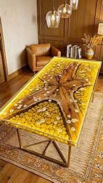 Making the Ultimate GLOWING Epoxy Resin Table! 🪵