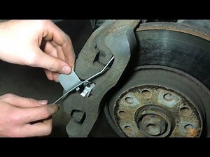 “installing” ANTI-RATTLE SPRING (a4 audi volkswagen b7 front caliper)