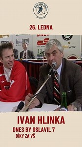 🗓️ 26. ledna 1950 se narodil Ivan Hlinka a nebýt jeho tragické smrti v roce 2004, oslavil by dnes 76 let. Hokej začal hrát v šesti letech a už od šestnácti nastupoval za Litvínov v nejvyšší soutěži. V NHL odehrál dvě sezóny za Vancouver Canucks. Třikrát se jako hráč stal mistrem světa a celkem na šampionátech posbíral neuvěřitelných jedenáct medailí. 🏅 Většina fanoušků si ho ale pamatuje hlavně jako trenéra české reprezentace, který dovedl české hráče ke zlaté medaili na olympijských hrách v N