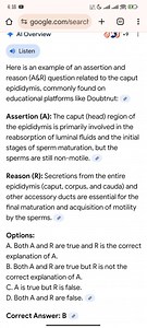 Here is an example of an assertion and reason (A&R) question re... | Filo