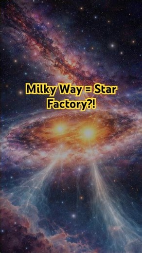 Milky Way Creates New Suns Every Year 🌌 #milkyway #space #nasa