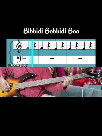 Bibbidi-Bobbidi-Boo (Louis Armstrong) bass cover song