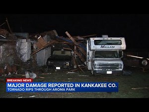 Kankakee County sustains major damage from apparent tornado, massive hail