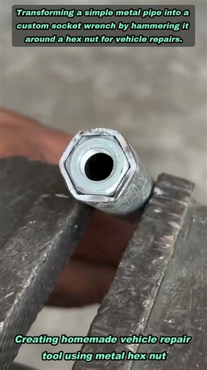 How to make custom socket from steel pipe easily