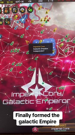 Forming the Galactic Empire in Stellaris Gameplay