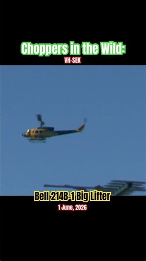 Bell 214B-1 Big Lifter (VH-SUH) - 1 June, 2026 - Choppers in the Wild