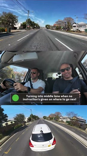 Driving Test Tip: Take the Middle Lane #car #driving #fyp #learn #test