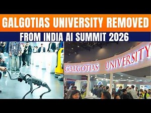 LIVE: Galgotias University Asked To Leave India AI Summit Amid Chinese Robodog Row | News9