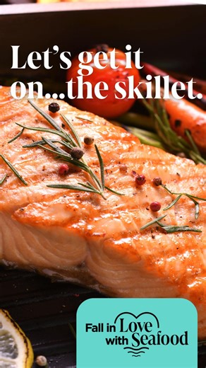 Discover how easy it is to fall in love with seafood with Publix meal for one. Ready to cook. Deliciously chef-inspired. This salmon meal is rich in omega-3 and other key nutrients and tasty. #seafood4health, #fallinlovewithseafood, #loveseafood, #publix | Seafood Nutrition Partnership