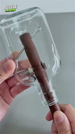 How to remove the stick from the bottle? #Puzzles #IQ #iqtest