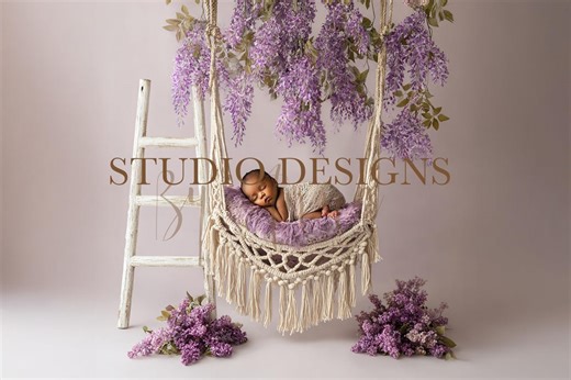 Digital Backdrop Newborn Floral Swing Hoop, Newborn Digital Photo Prop, Floral Swing Digital Background Baby Prop, Baby Composite Swing - Etsy