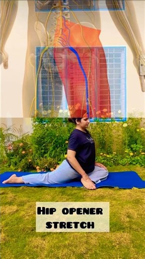 Relieve lower back & hip pain in just 20 seconds🔥 #hipmobility #ytshorts #shortsvideo #mobility