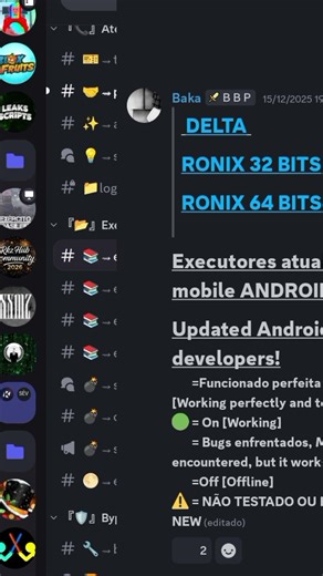 melhor servidor do Discord de script Roblox #roblox #exploit
