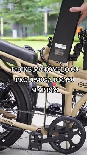 E-Bike Motovelo G8 Pro - Harga RM450 Siap Pos
