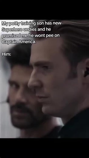 Potty Training Adventures with Captain America