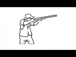 How to Draw a Shooter | Drawing a Shooting Athlete