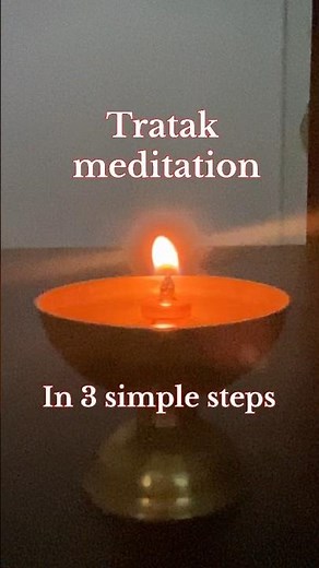 Tratak Meditation in 3 simple steps #meditation #tratak #kriya #eyes #yogaforeyes #guidedmeditation