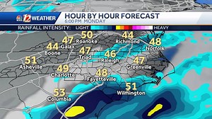 Colder 20s will settle in by morning for most of the Foothills, Mountains, and Triad. More sunshine returns Friday, but just as high temps begin to warm, we have shower chances late Saturday into Sunday morning. This might mean a quick burst of snow for the mountains followed by spotty showers into Sunday. Take a look at the shower/snow chances we have by Thursday morning- Christmas Eve. More tonight at 10 PM on the CW & 11 PM on WXII12 on your weekend and holiday outlooks: bit.ly/WXIIWeather | 