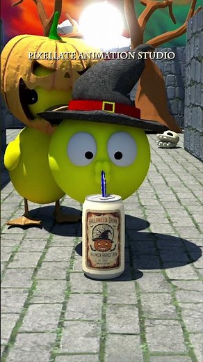 🎃Happy Halloween 2025👻🍭🍬 #pacman #animation #3danimation #pixellate #funny #meme #cartoon #halloween