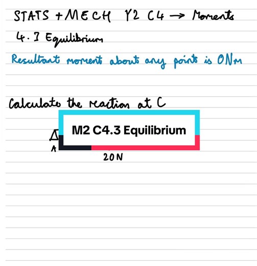 Equilibrium in A-Level Mechanics Explained