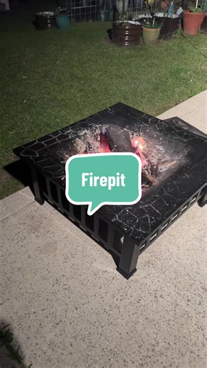 Nice Firepit! Easy to assemble, covers included! #firepits #firepit #screenfreeactivities #familyfun #patioseason
