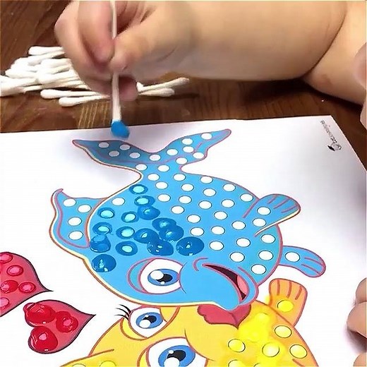 1.9M views · 1K reactions | Have you tried painting with q-tips? Kids...