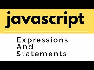 Javascript tutorials for beginners | Expression in javascript | Statement in javascript