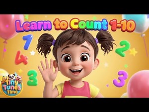 Kids Learn to Count 1–10 | Fun Numbers Song for Children | Tiny Tunes Time! #nurseryrhymes