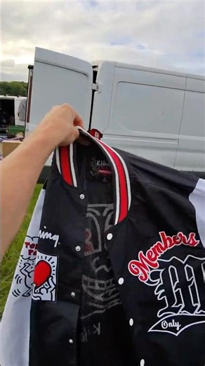 Keith Haring X Members Only at the car boot sale #carbootsale