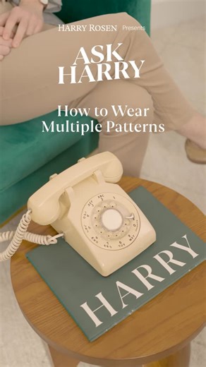 PATTERN PLAY: Mixing and matching multiple patterns in the same ‘fit is nothing to be afraid of — follow these simple rules and you’ll be pairing patterns like a pro in no time. Do you have a men’s style question? Ask us down below and we’ll answer it next time. #HarryRosen #AskHarry #Menswear #Patterns | Harry Rosen Inc. | Facebook