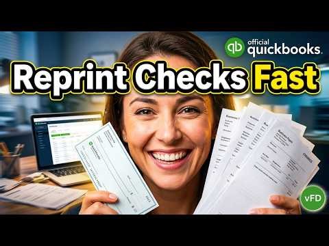 Reprint Checks QuickBooks [Quick Start]