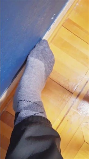 Wet socks on tile floor be like... 💧 #relatable #shorts