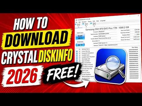 How to Download CrystalDiskInfo 2026 FREE | crystal disk software | Crystal Disc Info Download