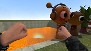 1.3K views | Destroy Evolution Mr Sun Moon Tree Fun Computer Evolution All Sprunki Family In Lava Hole Gmod Part 13 | Piyush Gaming | Facebook